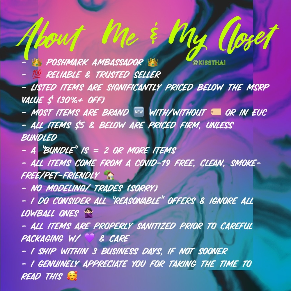 ABOUT ME & FAQS